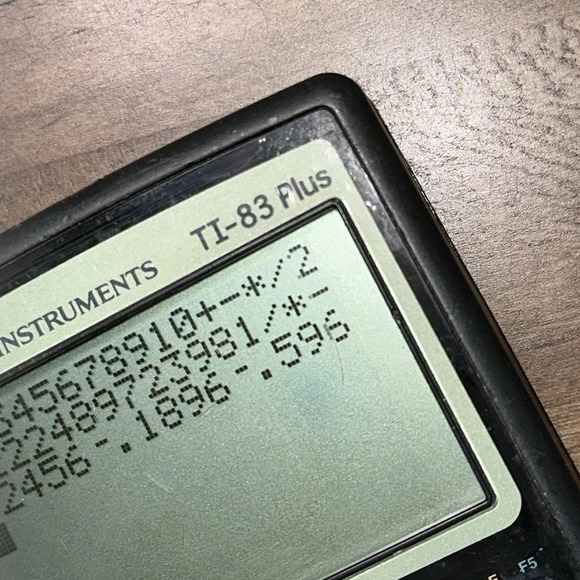 Texas Instruments Ti83 Plus Black Graphing Calculator• Includes Cover - Picture 5 of 13